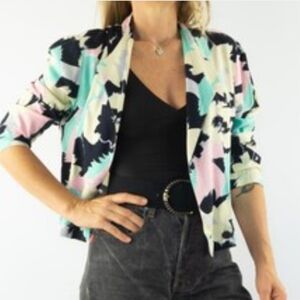 Kasper Vintage 80's Floral Blazer Size 16W Gently Loved